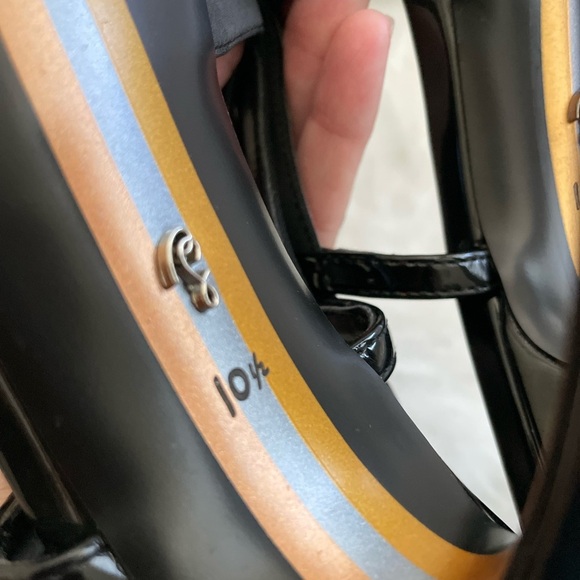 Sam Edelman Odette Cap Toe Slingback Pump Size 10.5 Black Pointed - Picture 7 of 11